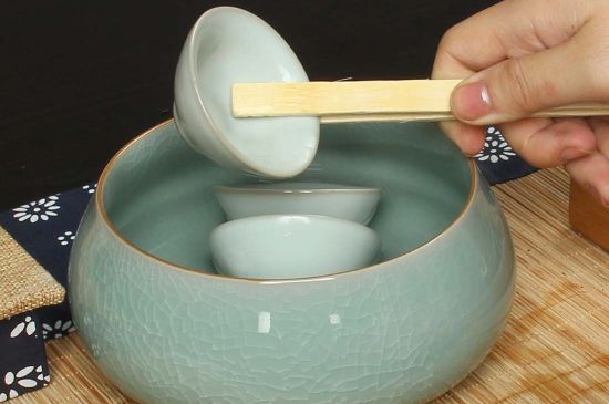 茶洗與茶盂區(qū)別圖片，怎樣使用茶盂和茶洗