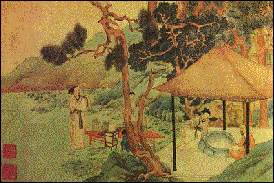 茶會(huì)圖 [明] 文征明