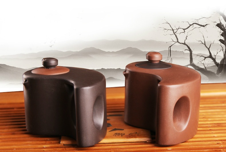 太極陰陽(yáng)紫砂壺，創(chuàng)意格紫砂壺