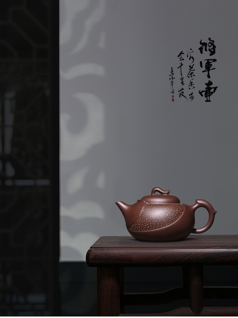 將軍壺紫砂壺，雅韻精美紫砂壺